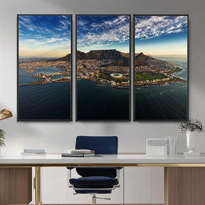 Cape Town Skyline Wall Art Canvas Print – Table Mountain