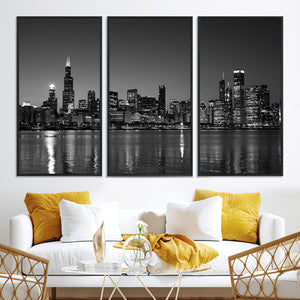 Chicago Wall Art Canvas Print