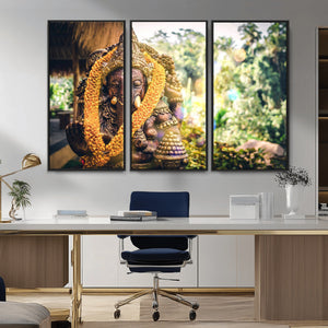 Hinduism Statue Wall Art Canvas Print