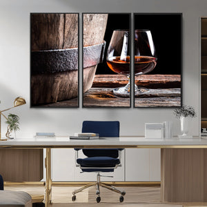 Scots Whiskey Wall Art Canvas Print