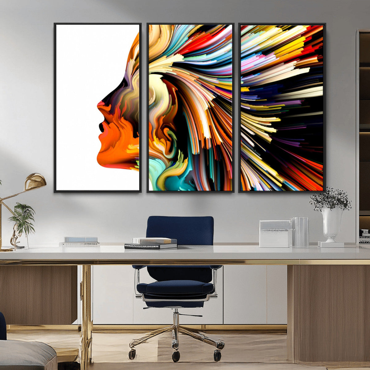 Profile Colors Canvas Print