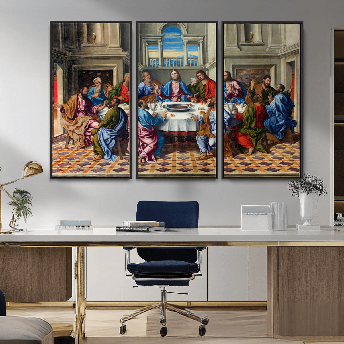 The Last Supper Multi Panel Canvas Wall Art