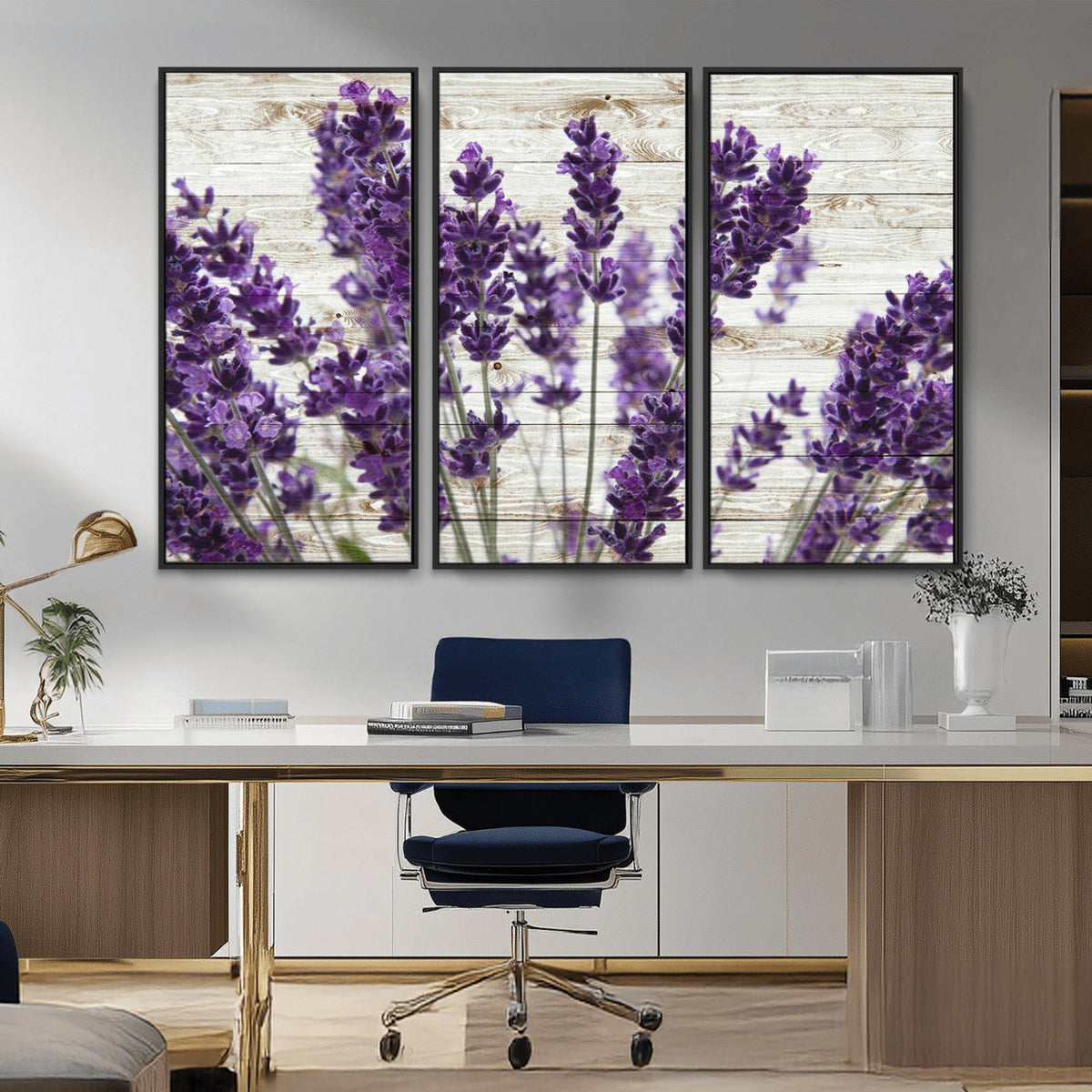 Lavender Herb Wall Art Canvas Print