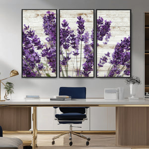 Lavender Herb Wall Art Canvas Print