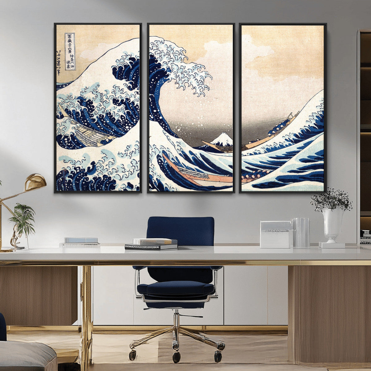 Hokusai: The Breaking Wave off Kanagawa Canvas Print