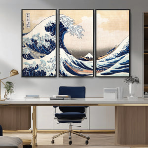 Hokusai: The Breaking Wave off Kanagawa Canvas Print