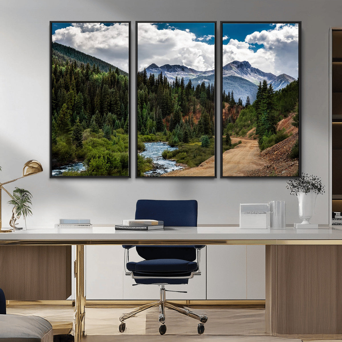 San Juan Nal Forest Wall Art Landscape Canvas Print