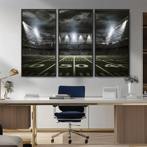 American Football Stadium Wall Art Canvas Print, Stadium