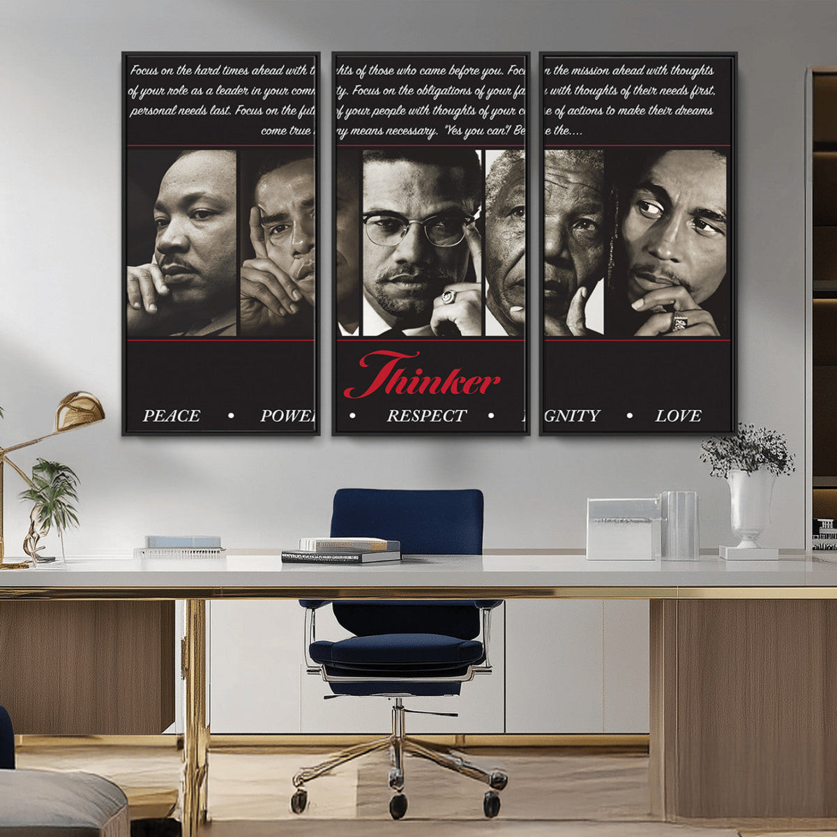Thinkers of Wall Art Canvas Print - Inspirational Wall Art
