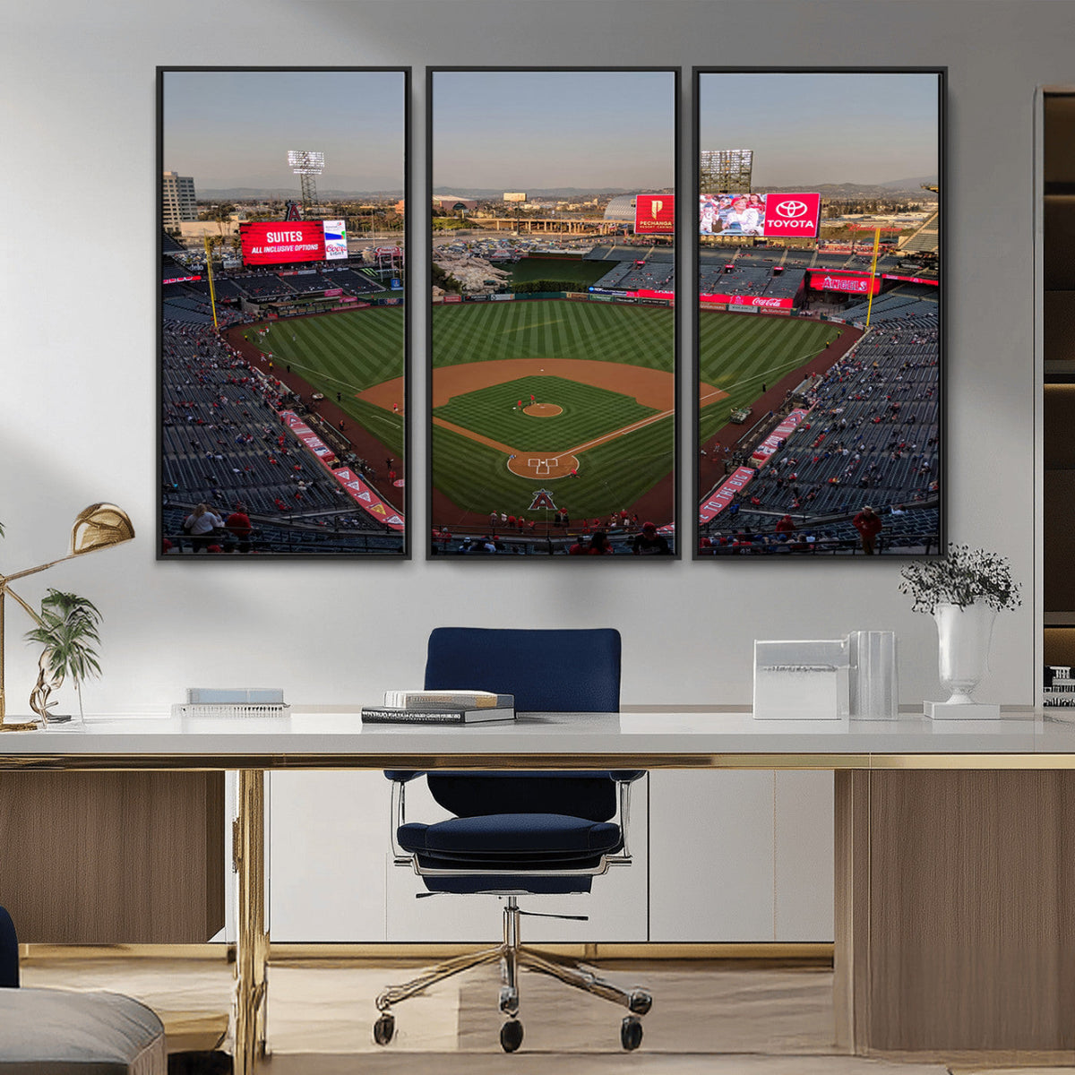 Los Angeles Angels Baseball Canvas Print - Anaheim Angel