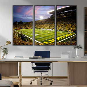 University of Oregon Ducks Football Team Print - Eugene