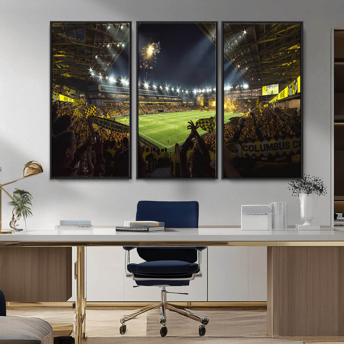 Columbus Crew Soccer Team Print - Columbus Crew Stadium Wall