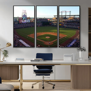 Colorado Rockies Coors Field Wall Art Canvas Print - MLB
