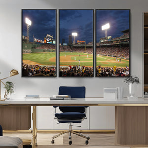 Boston Red Sox Baseball Team Print Canvas - Massachusetts