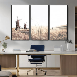 Farm Prints Set, Farmhouse Wall Art Canvas, Country House