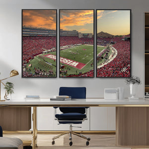 Camp Randall Stadium Wisconsin Badgers Large Wall Art Canvas