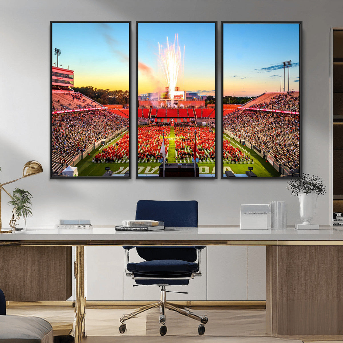 North Carolina State University Canvas Print, North Carolina