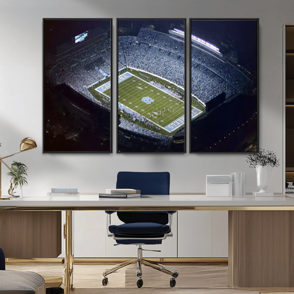 University of North Carolina Tar Heels Football Team Print -