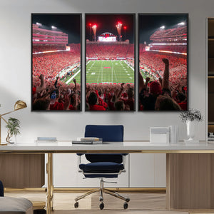 University of Nebraska Cornhuskers Football Team Print -