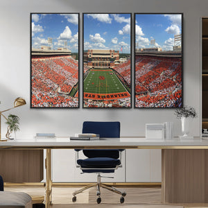 Oklahoma State Cowboys Football Team Print - Stillwater