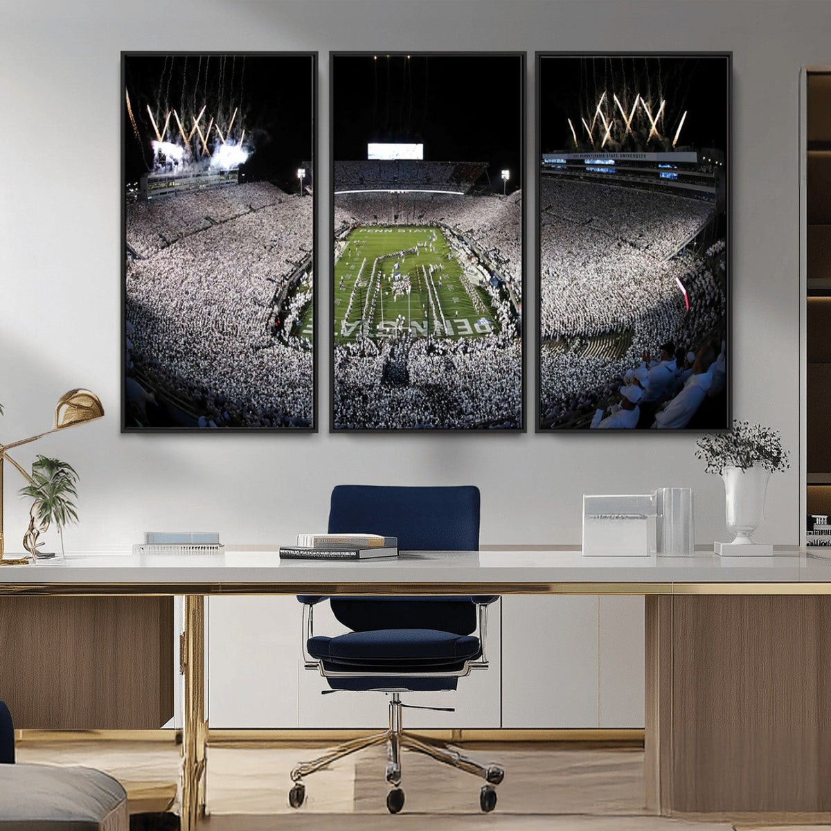 Penn State Beaver Stadium Canvas Wall Art - Nittany Lions