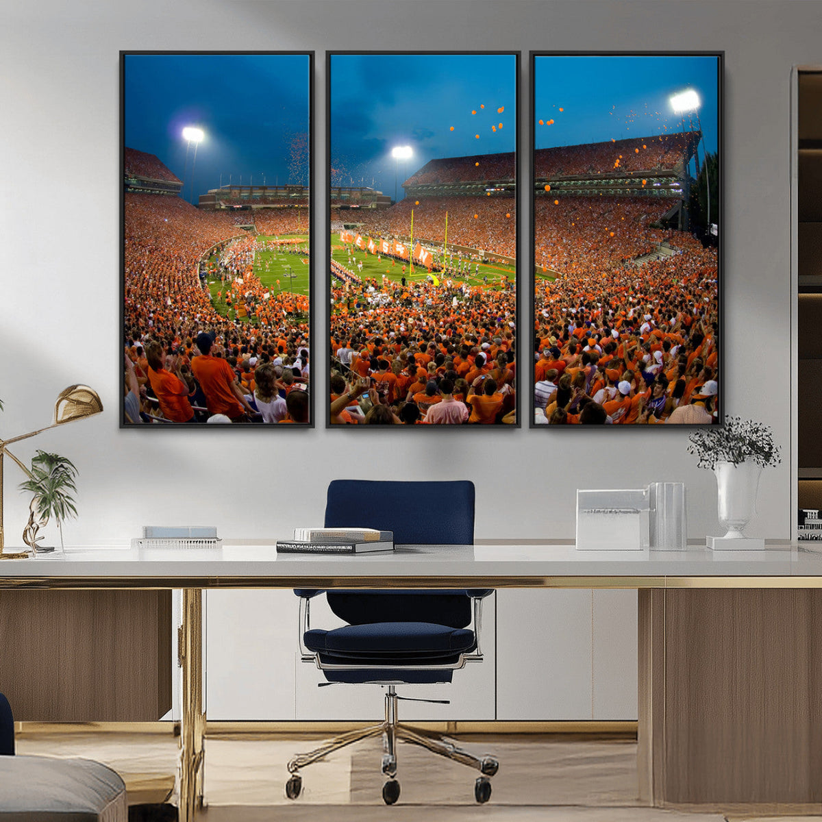 Clemson University Tigers Football Team Print - Clemson