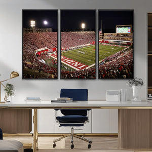 Indiana University Hoosiers Football Team Print Canvas -