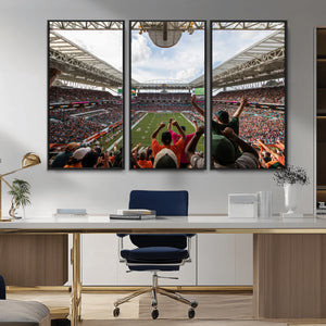Miami Hurricanes Football Team Wall Art Print - Miami Hard