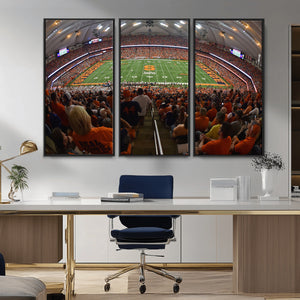 Syracuse University Orange Football Canvas Print, Football