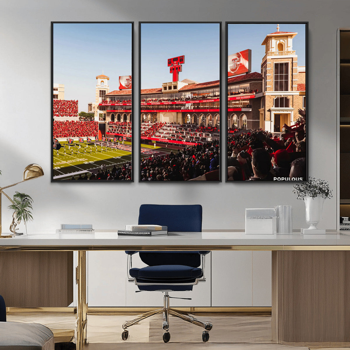 Jones AT&T Stadium Texas Tech Red Raiders Wall Art | Large