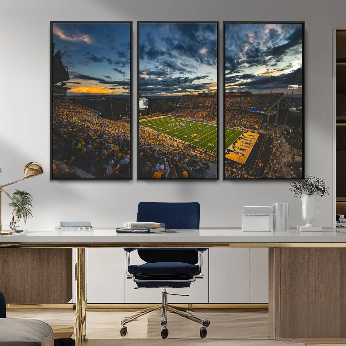 University of Wyoming Cowboys Football Team Print - Laramie