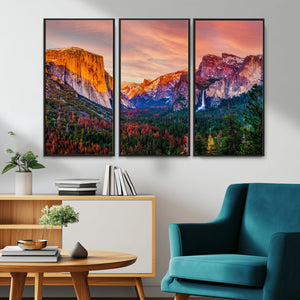Yosemite Nal Park Wall Art Landscape Canvas Print El Capitan