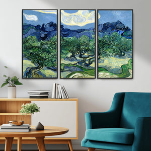 Olive Trees Van Gogh Wall Art Canvas Print