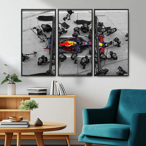 RedBull Formula 1 Canvas Wall Art Print