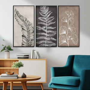 Minimalist Botanical Wall Art Canvas Print, Framed and Ready