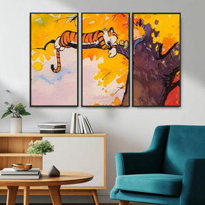 High-Quality Giclee Canvas Print – Framed Calvin Wall Art