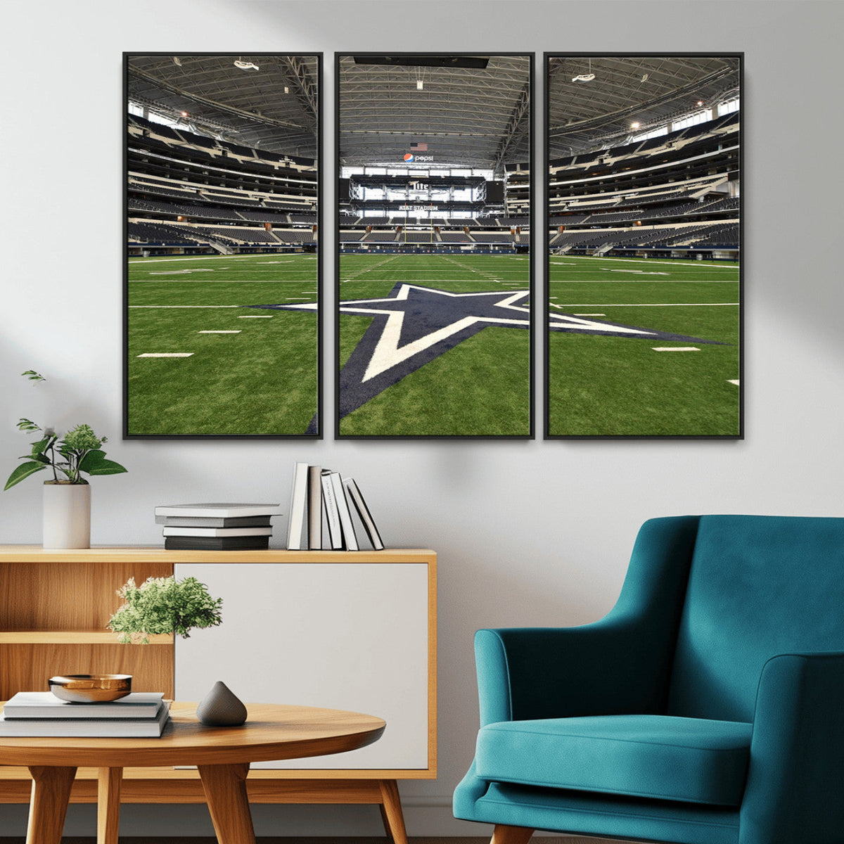 Dallas Cowboys Football Team Print - Arlington AT&T Stadium