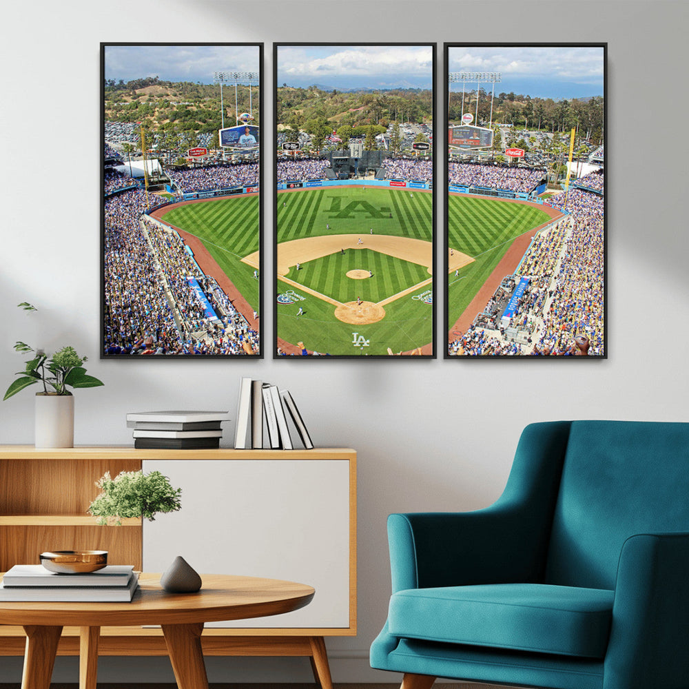 Citi Field Wall Art Print | 3-Panel New York Mets Baseball