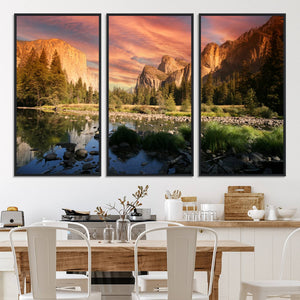 Yosemite Valley Wall Art Canvas Print – El Capitan Sunset