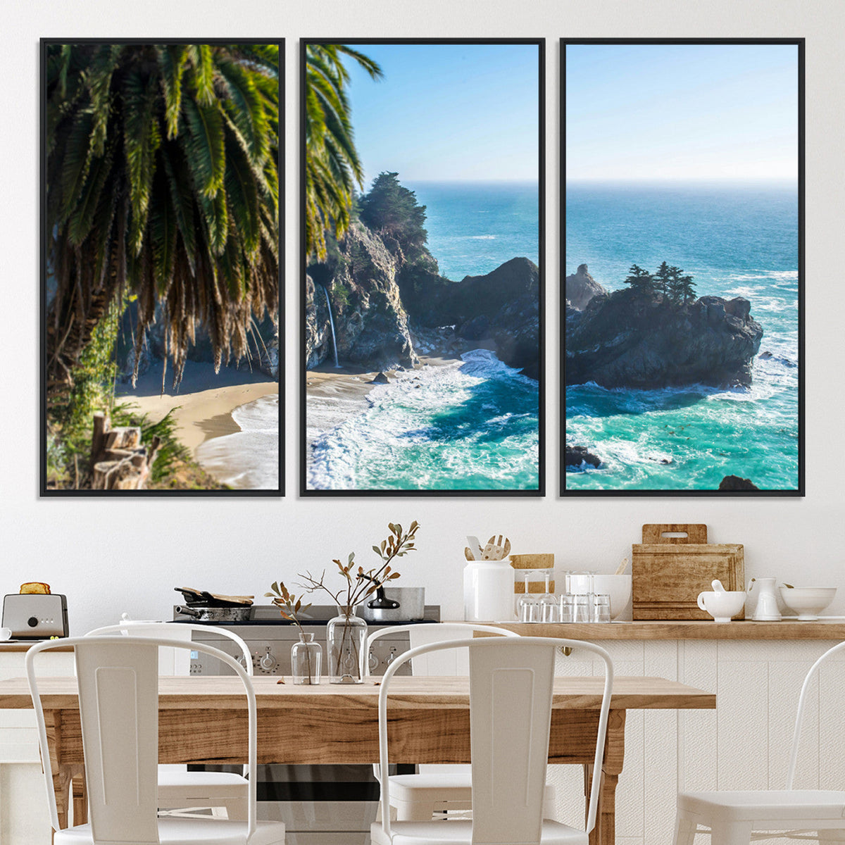Big Sur Wall Art Canvas Print – Framed California Coastline