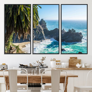 Big Sur Wall Art Canvas Print – Framed California Coastline