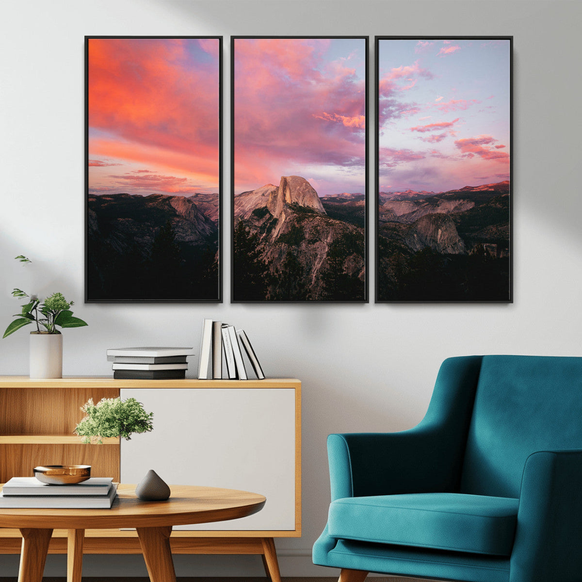 Half Dome Wall Art Canvas Print – Framed Yosemite National