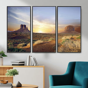 Monument Valley Desert Wall Art Canvas Print, Southwest