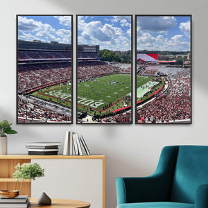 Georgia Bulldogs Stadium Wall Art Canvas Print, Sanford