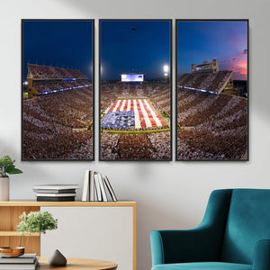 Oklahoma Sooners Memorial Stadium Wall Art Canvas Print,