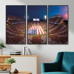 Oklahoma Memorial Stadium Wall Art Canvas Print – Oklahoma
