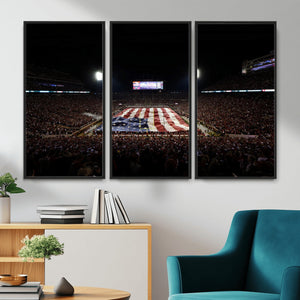 Oklahoma Memorial Stadium Wall Art Canvas Print – Oklahoma