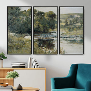 Streamside by Edward Mitchell Bannister Wall Art Canvas
