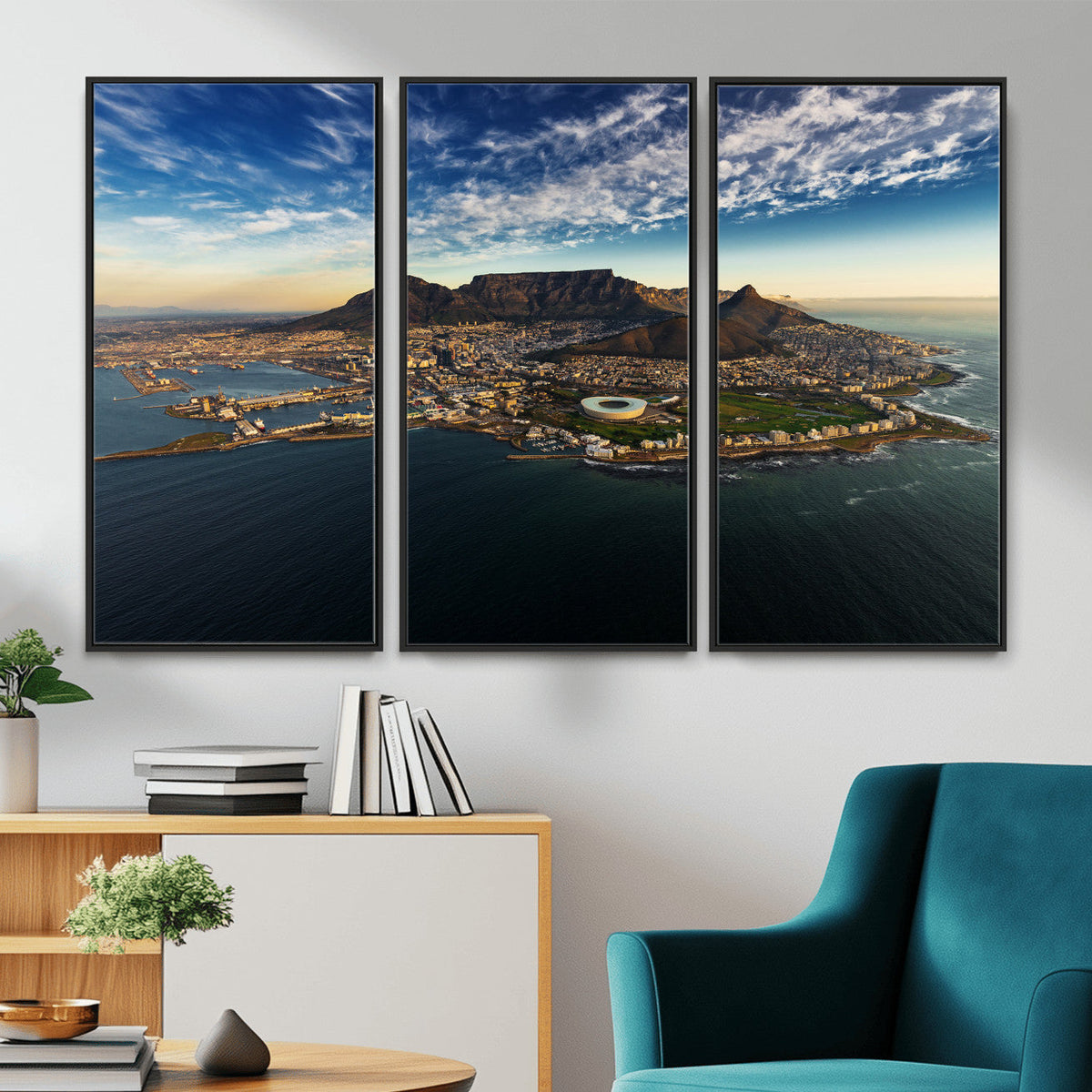 Cape Town Skyline Wall Art Canvas Print – Table Mountain