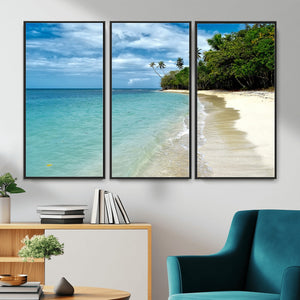 Puerto Rico Beach Paradise Wall Art – Tropical Coastal Print